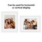 Americanflat Picture Frame with Mat - Photo Frame for Wall Display - Shatter Resistant Glass - Adjustable Hanging Hardware - Includes Easel